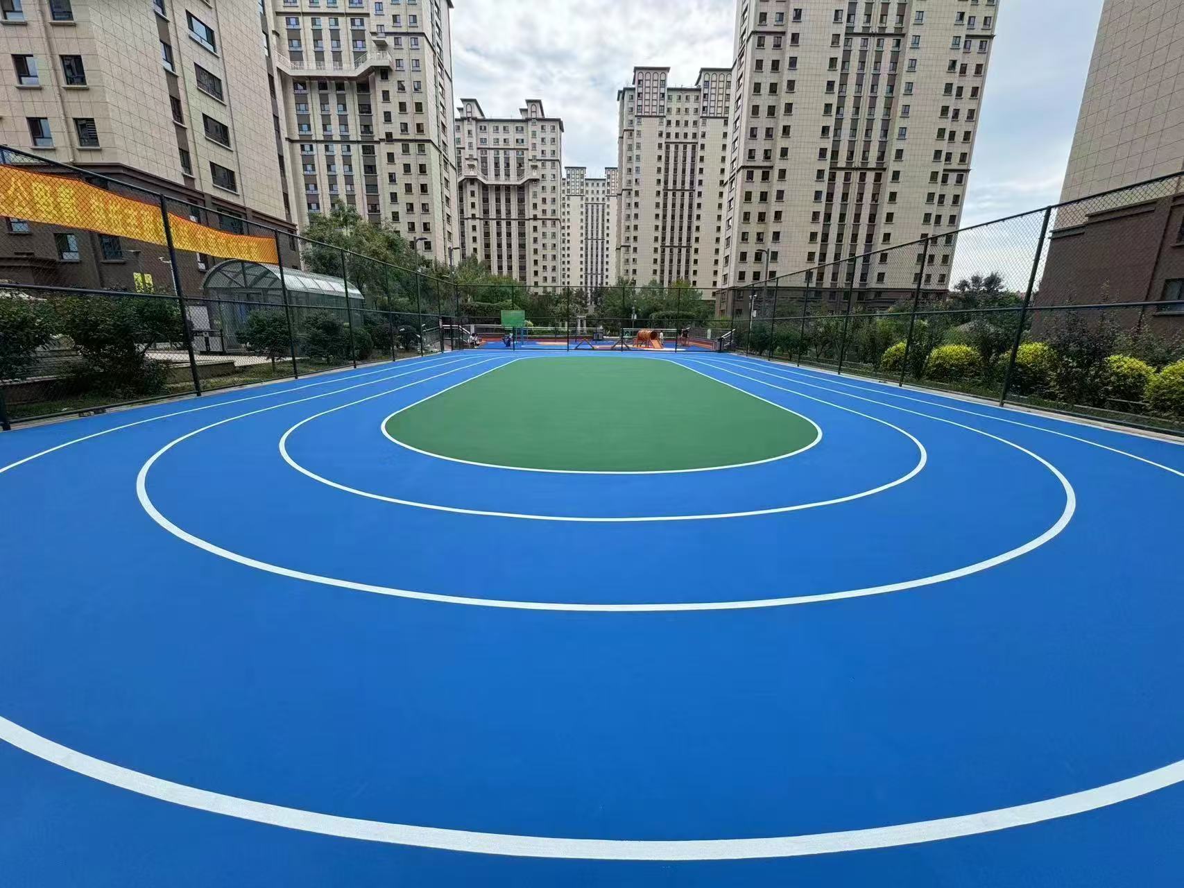 绍兴市学校塑胶跑道硅PU - 厂家